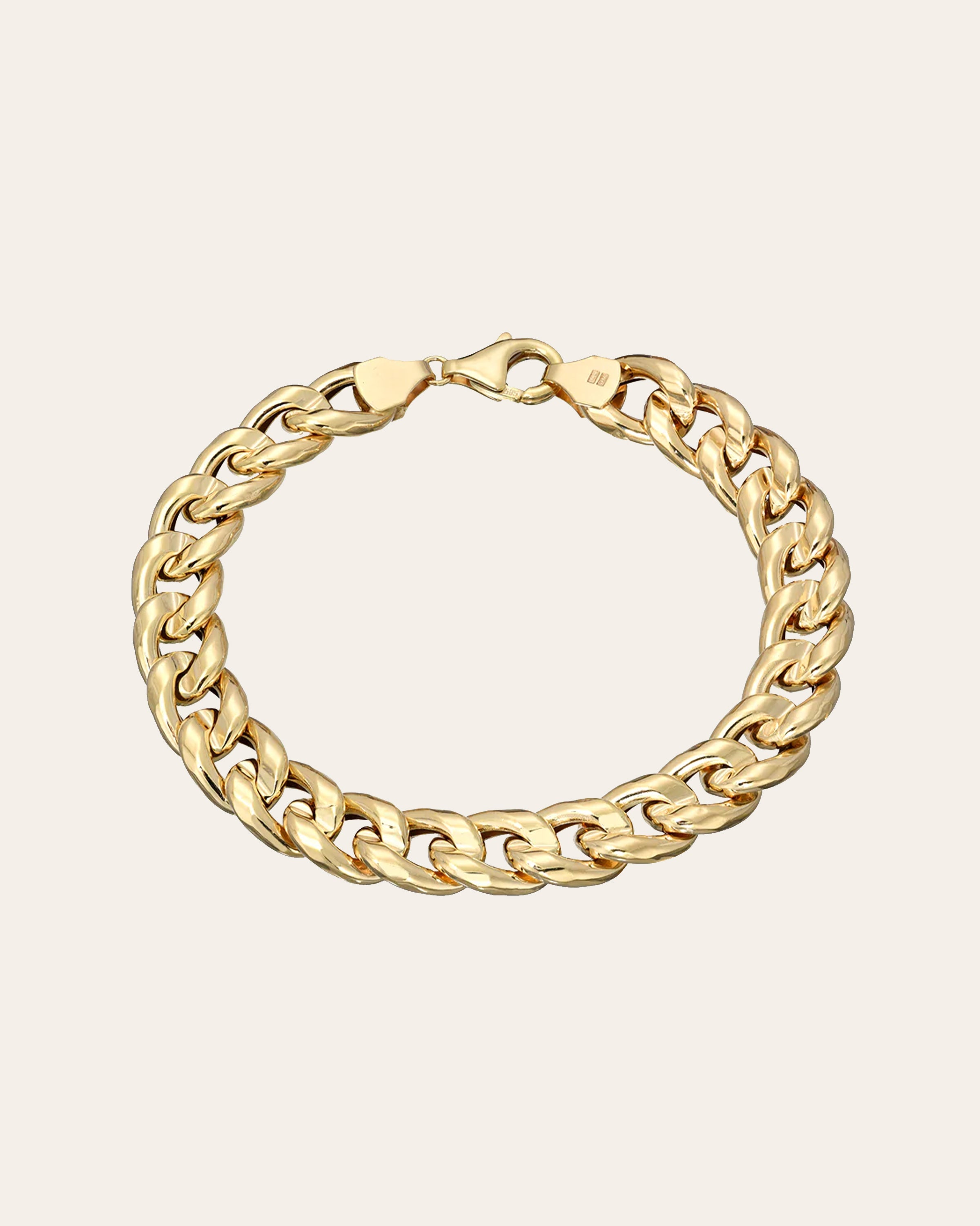 14k Gold Extra Large Miami Cuban Bracelet