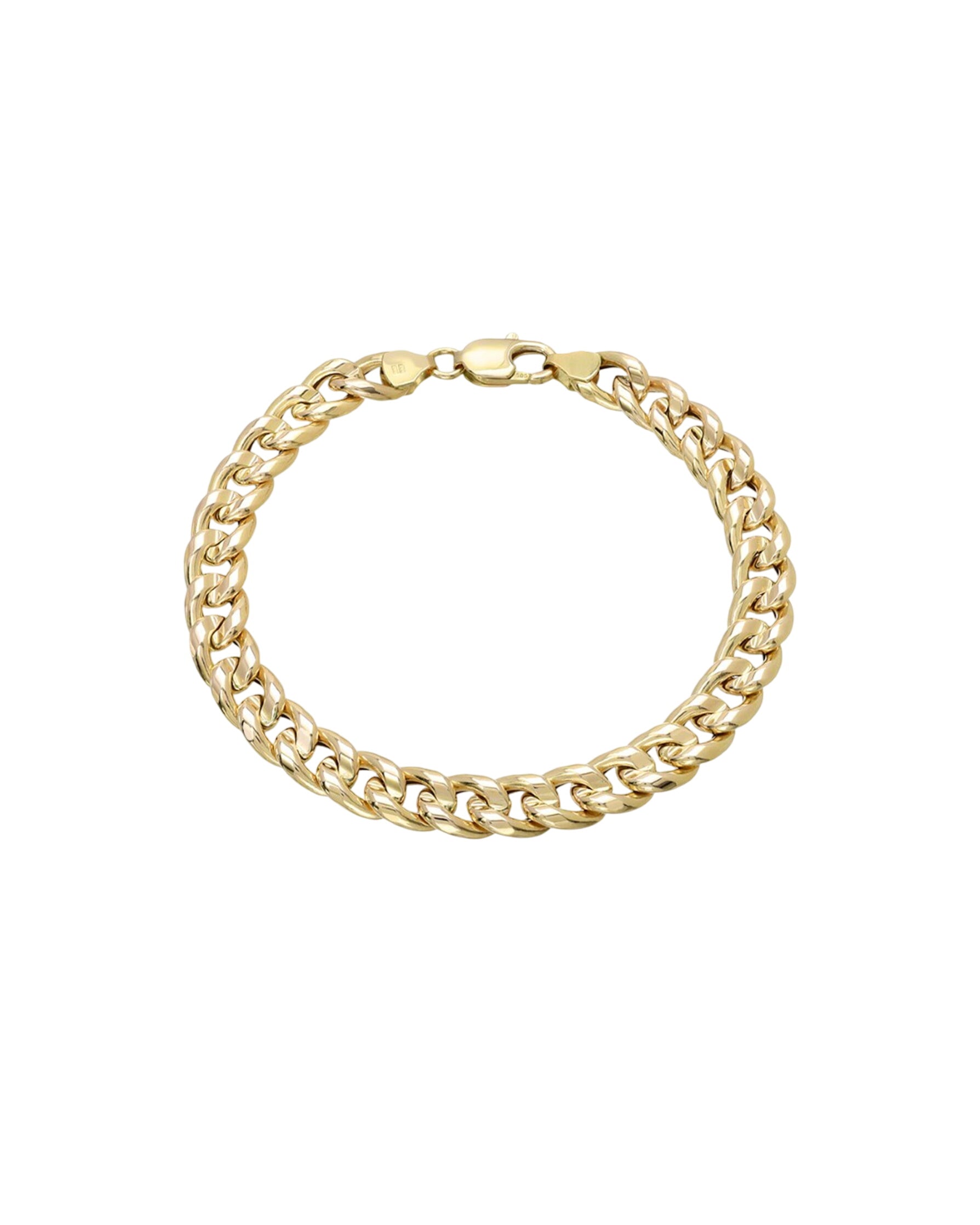 14k Gold Extra Large Miami Cuban Link Anklet