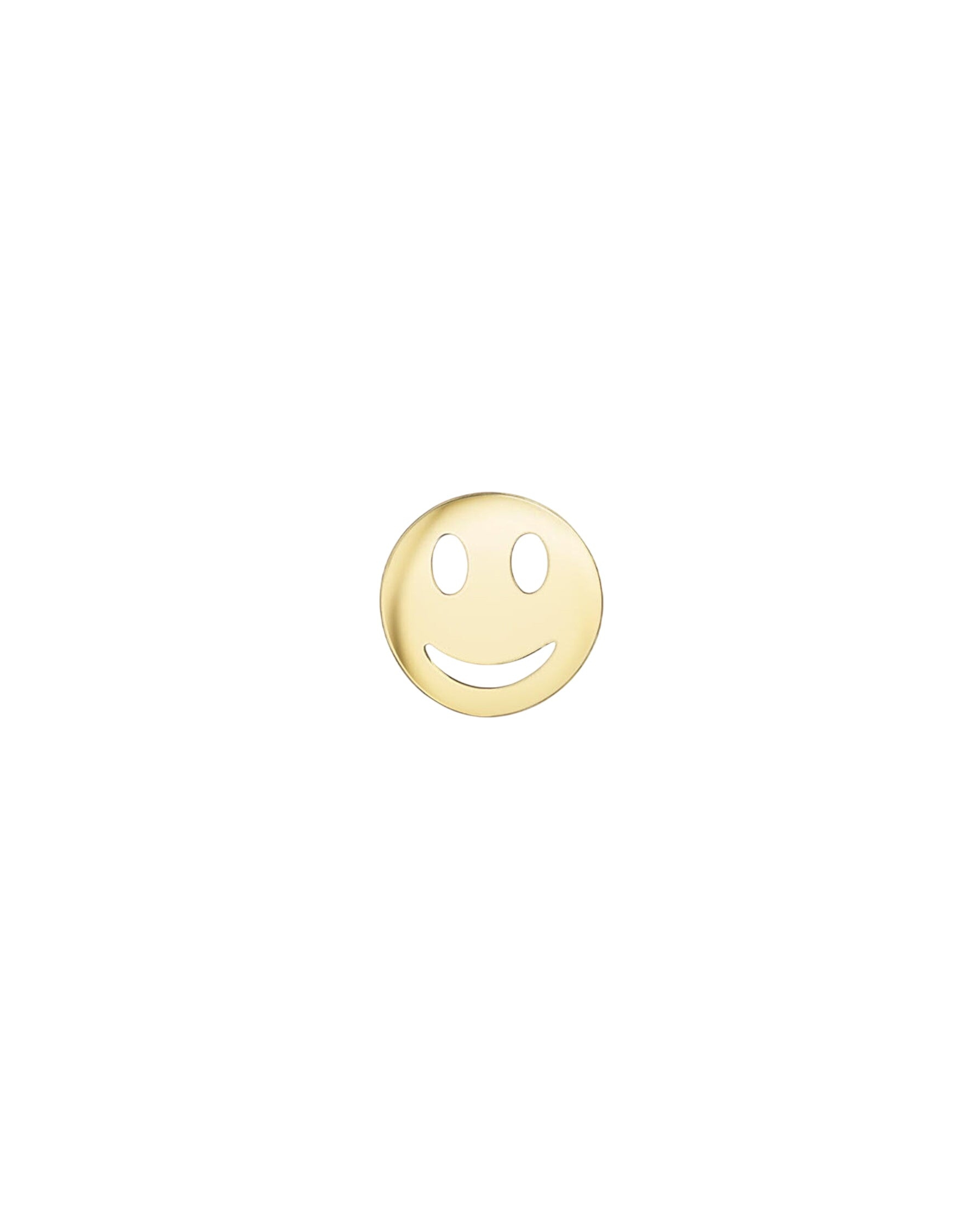 14k Gold Happy Emoji For Locket