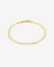 14k Gold Herringbone Bracelet