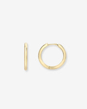 14k Gold Large Huggie Earrings
