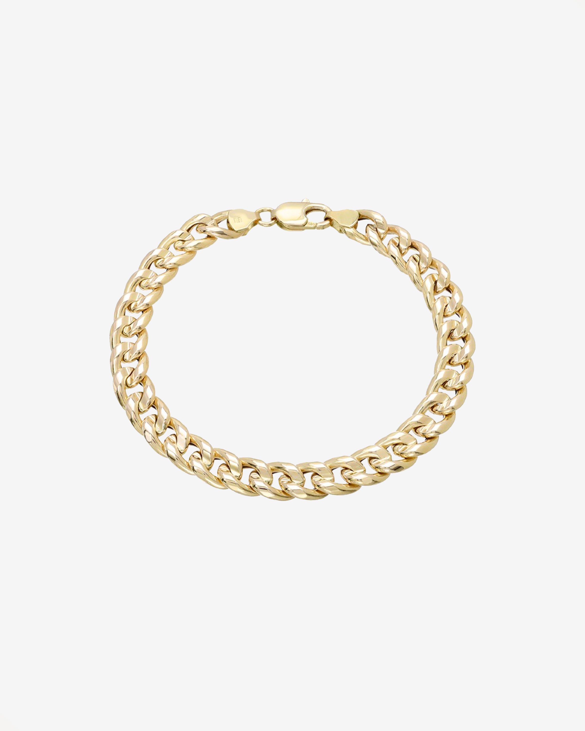 14k Gold Large Miami Cuban Link Anklet