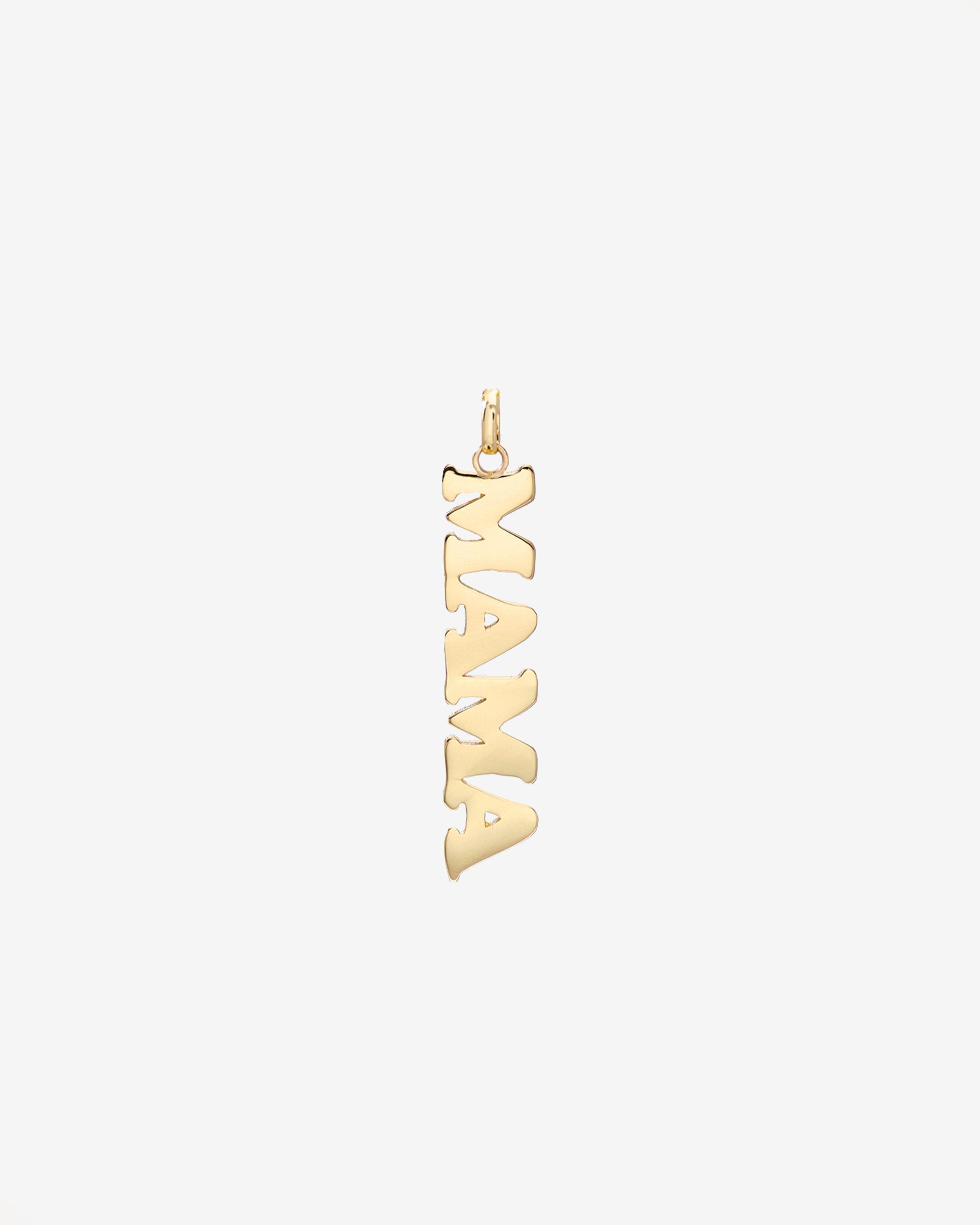 14k Gold Mama Pendant
