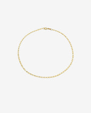 14k Gold Mirror Chain Bracelet