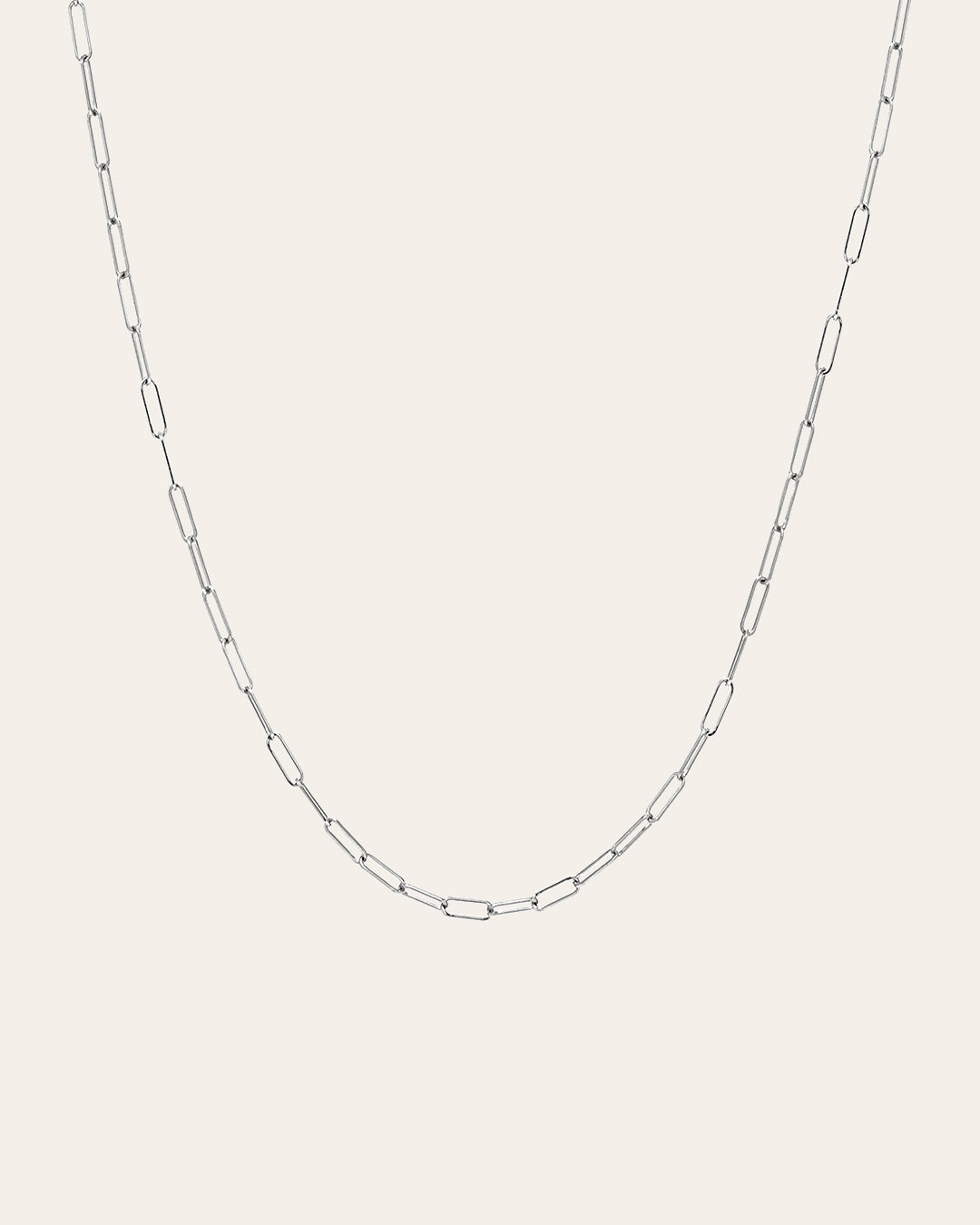 14k Gold Open Link Chain Necklace