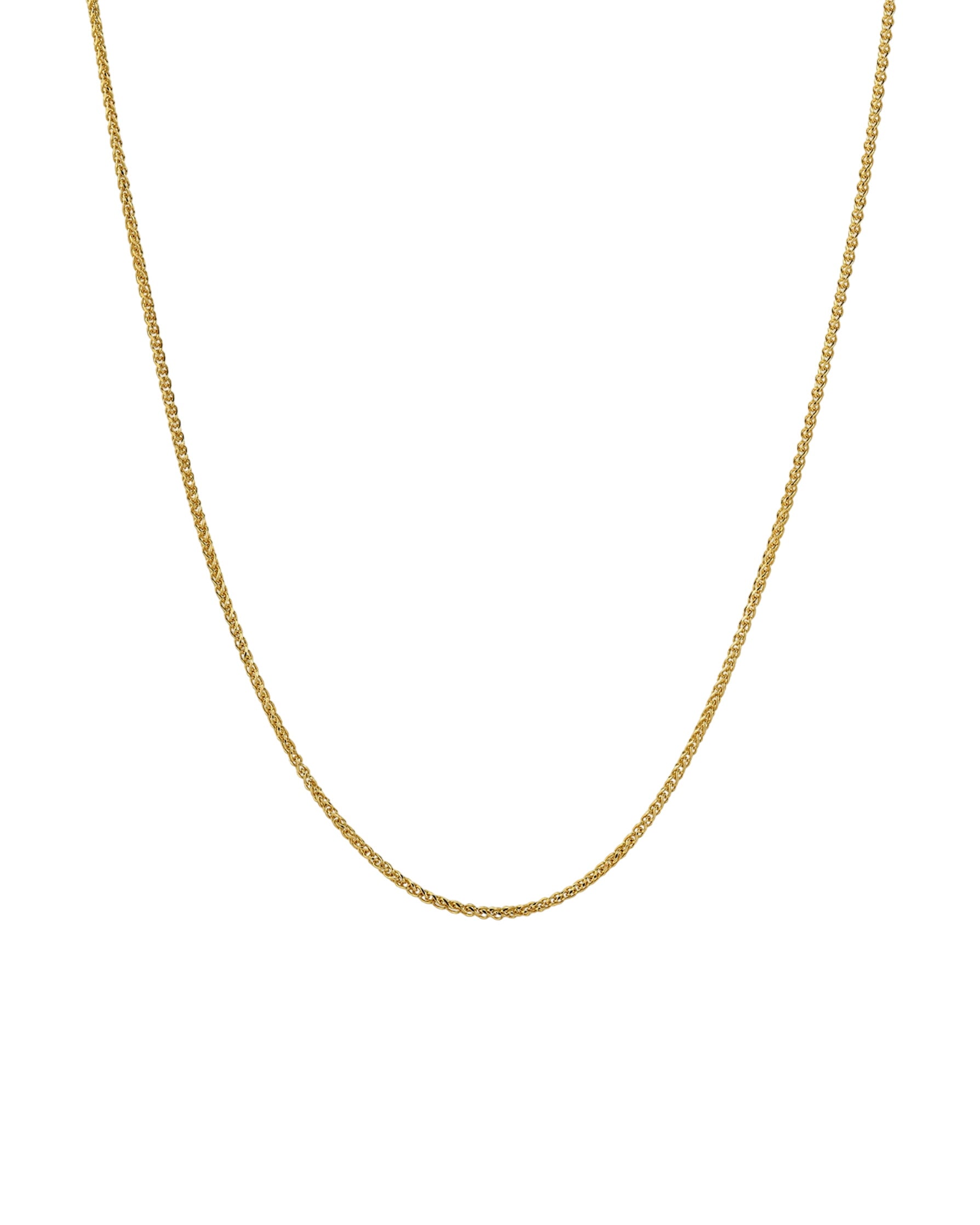 14k Gold Rope Chain Necklace For Locket