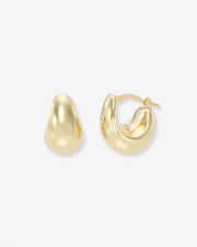 14k Gold Small Bubble Hoops