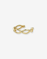 14k Gold Twist Ear Cuff