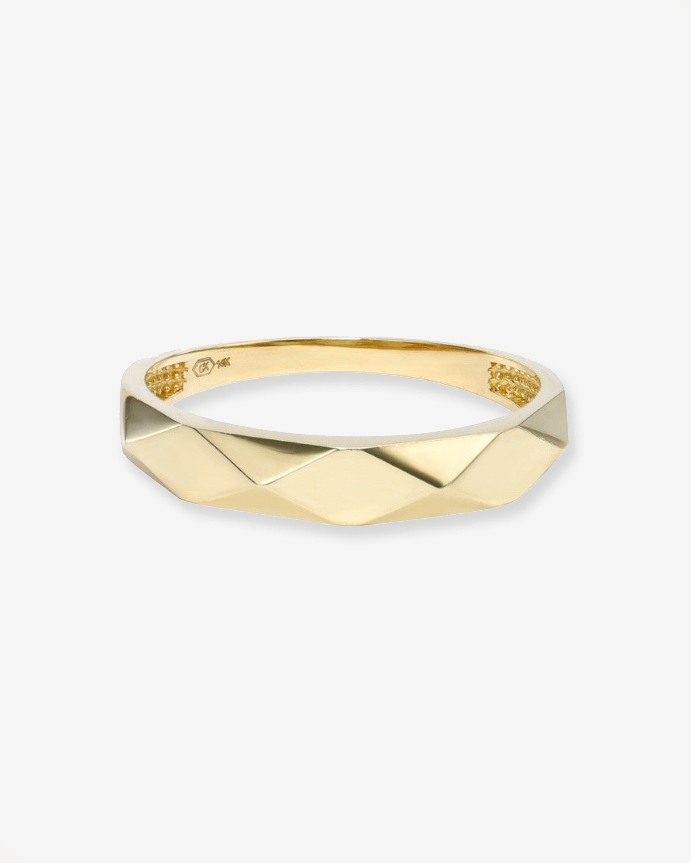 14k Gold Disco Ring