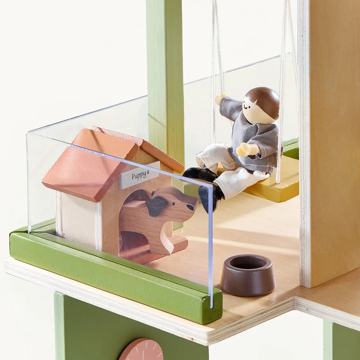 ® Sweetwood Edge Dollhouse - Green & Pink