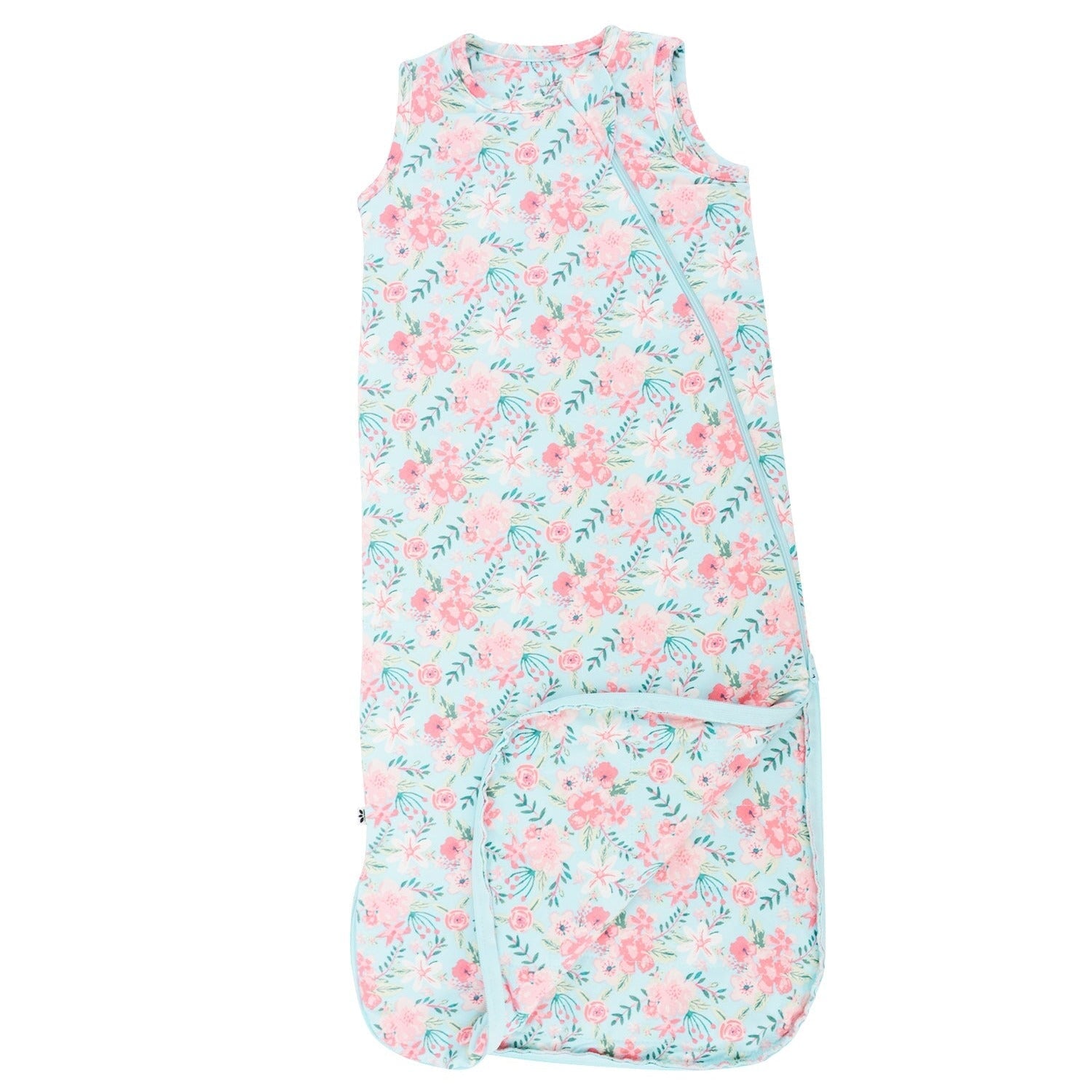 1.5 Tog Sleep Sack - Aqua Floral