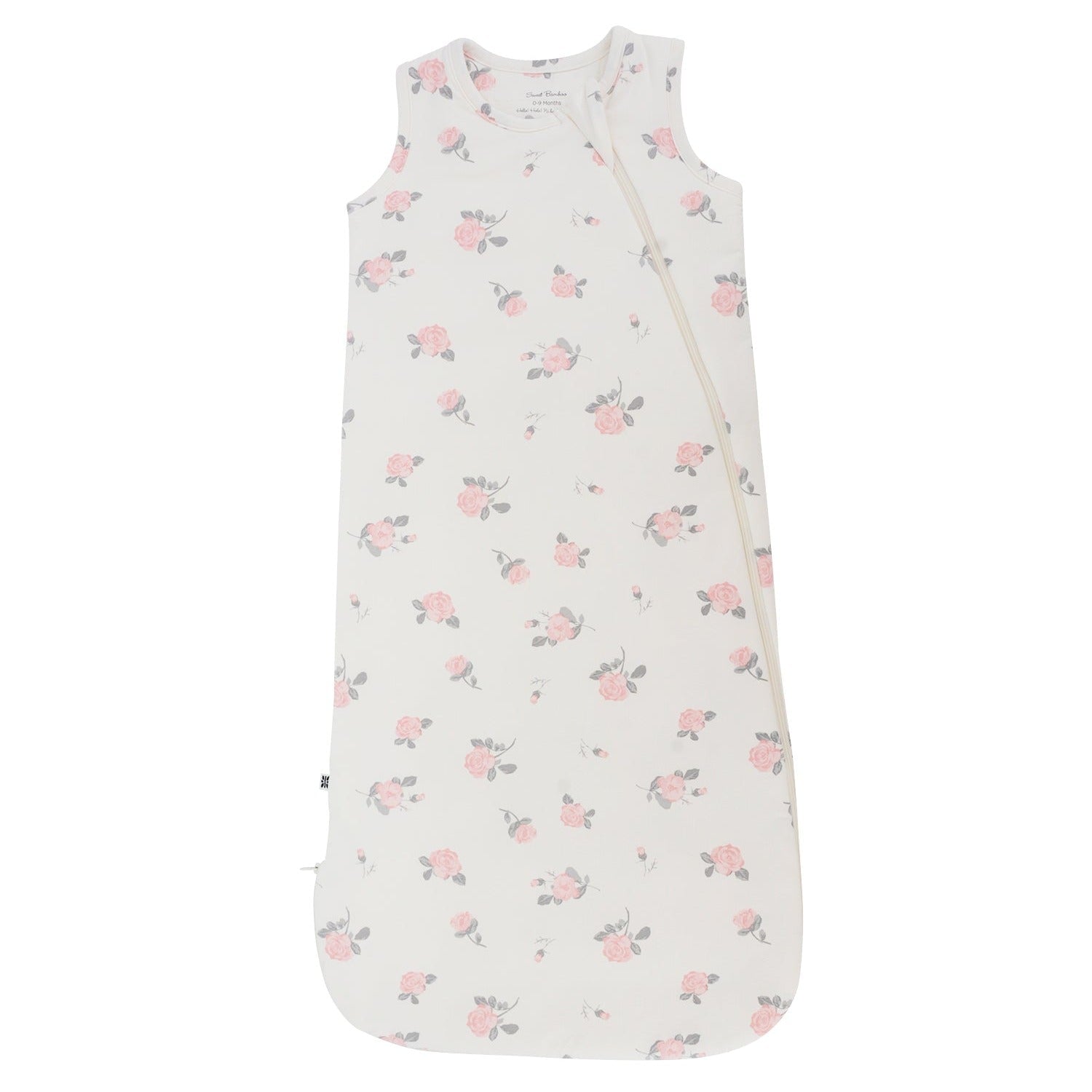 1.5 Tog Sleep Sack - Roses White