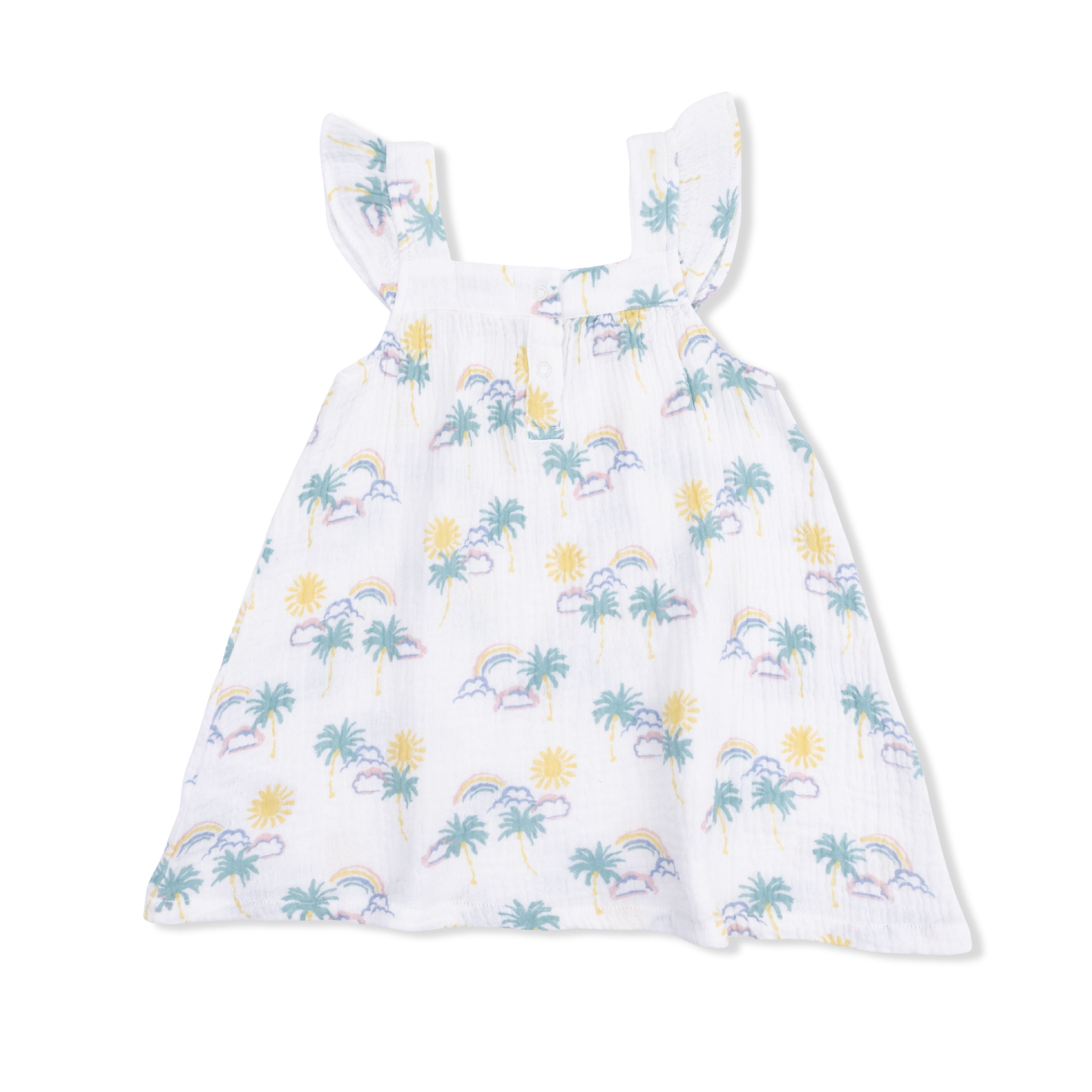 Palm Trees And Rainbows - Sundress And Bloomer