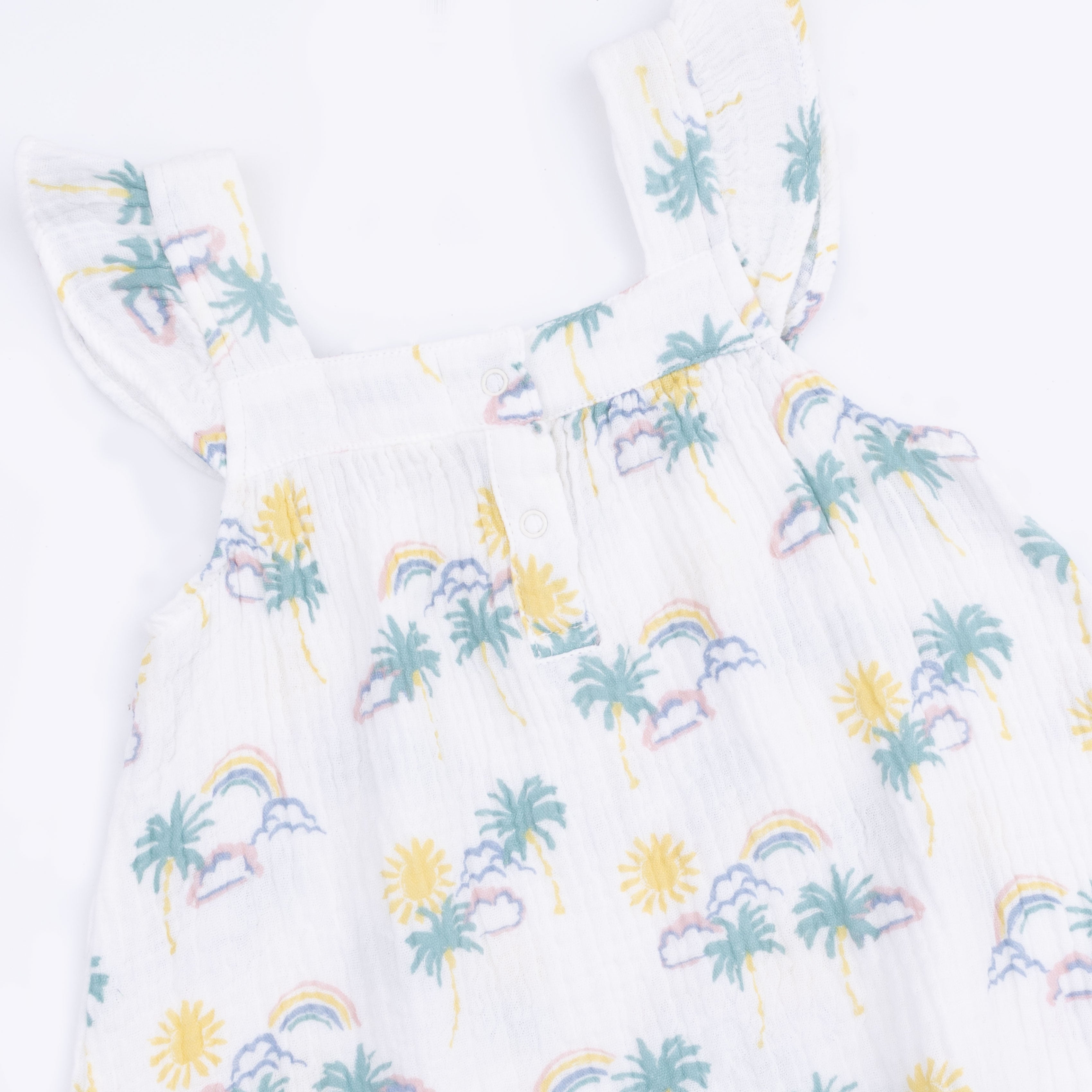 Palm Trees And Rainbows - Sundress And Bloomer