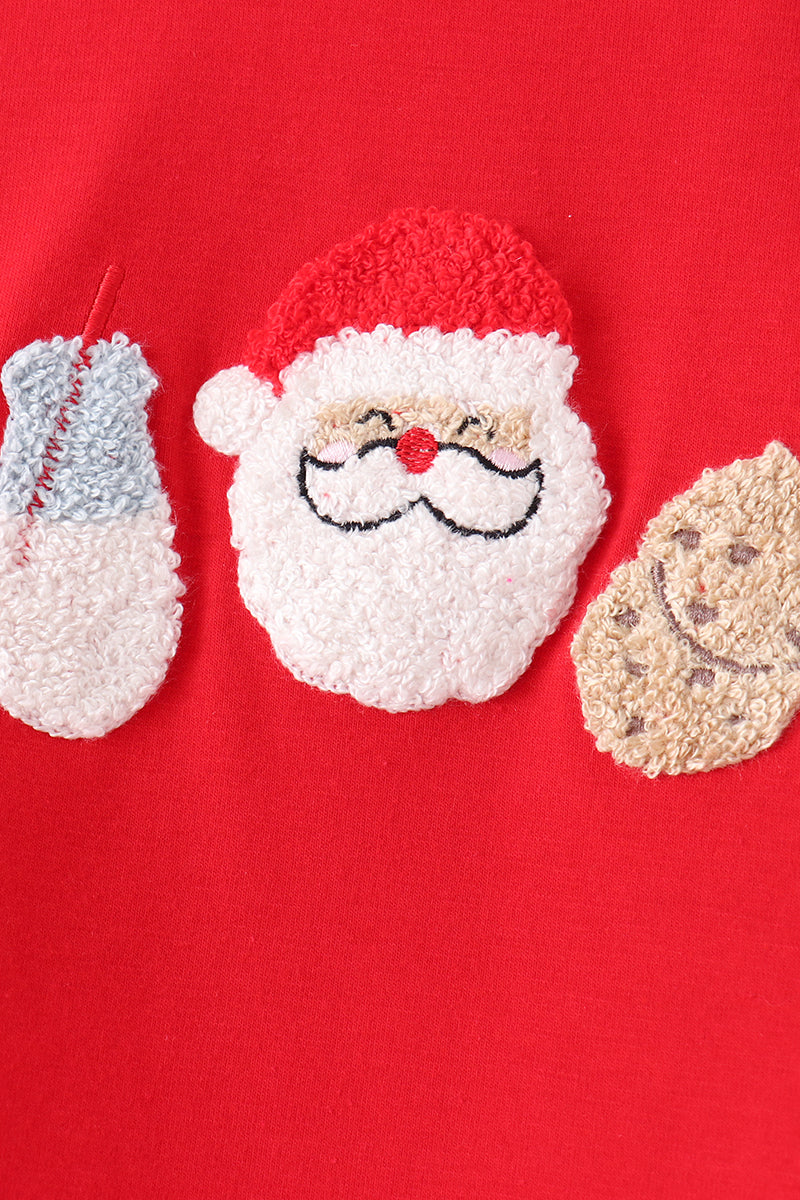 Red Milk Cookies French Knot Bloomer Set