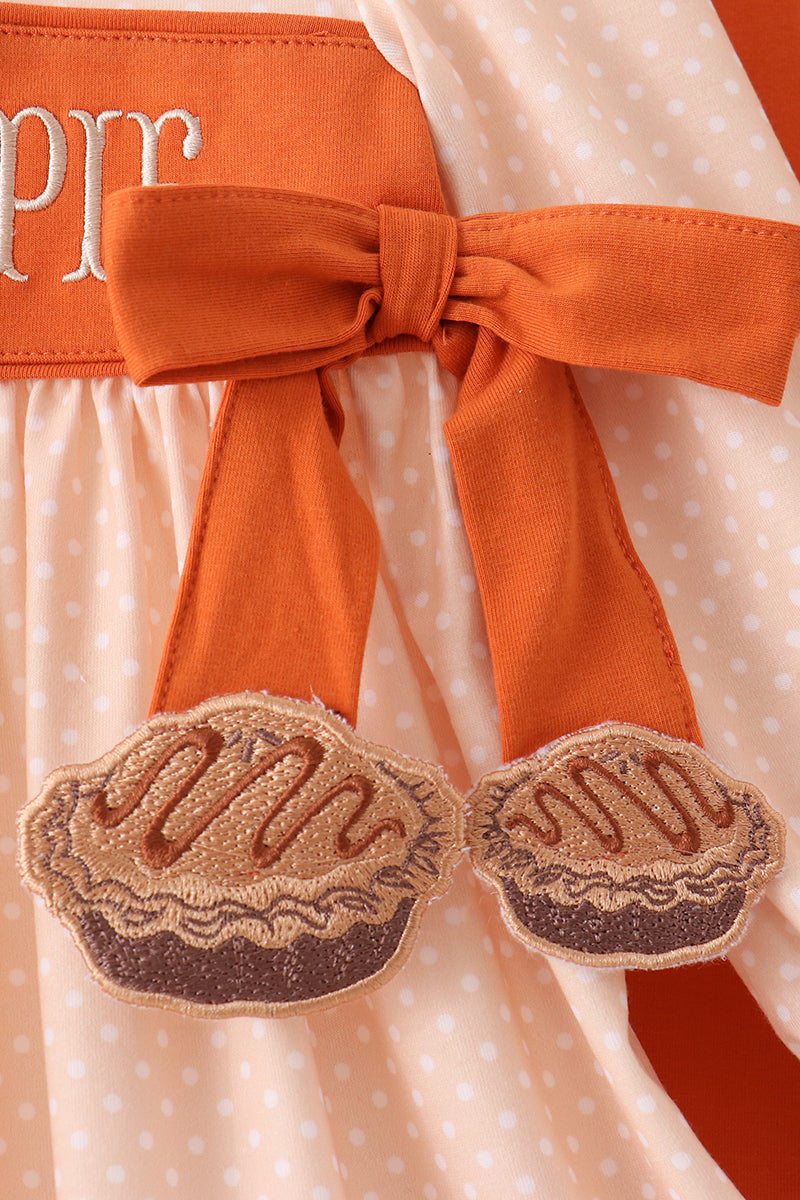 Sweet As Pie Embroidery Pants Set