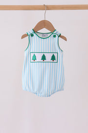 Green Christmas Tree Embroidery Bubble