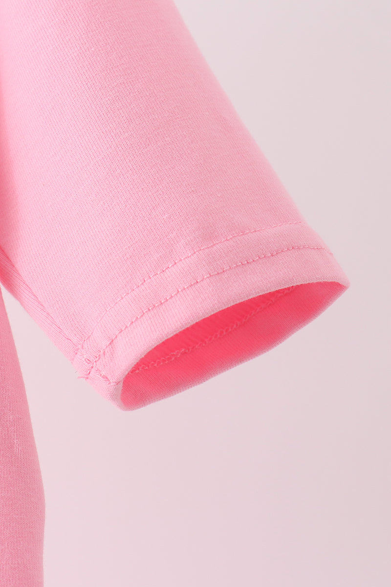 Pink Milk Cookies Ruffle Romper