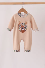 Camo Deer Applique Romper
