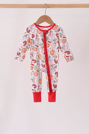 Red Milk Cookie Bamboo Romper