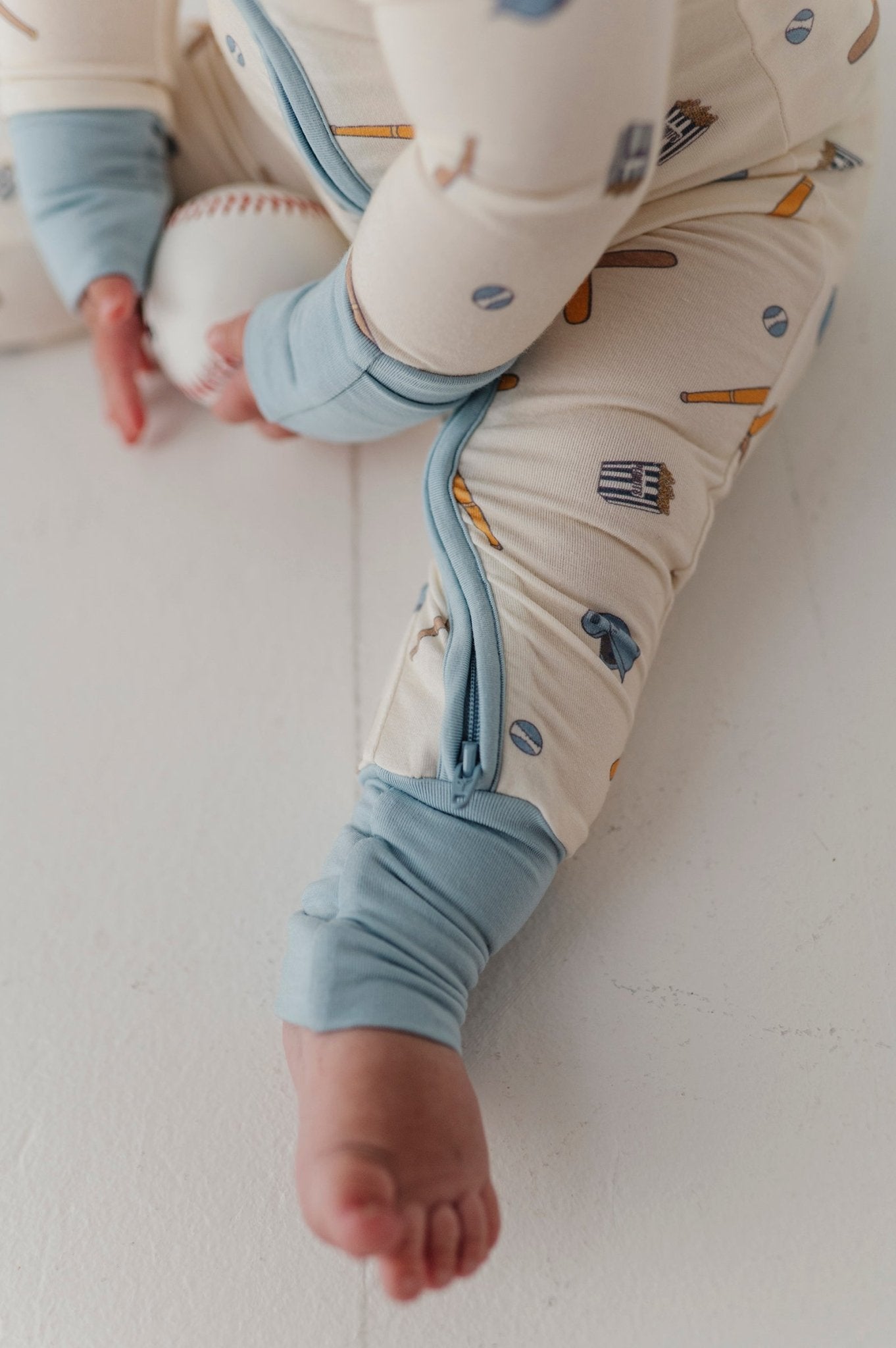 Baby Long Sleeve Zip Romper