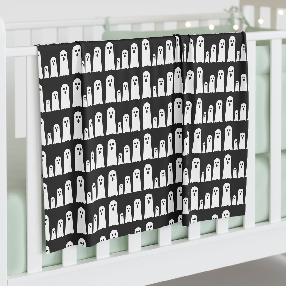Ghost Family Swaddle Blanket
