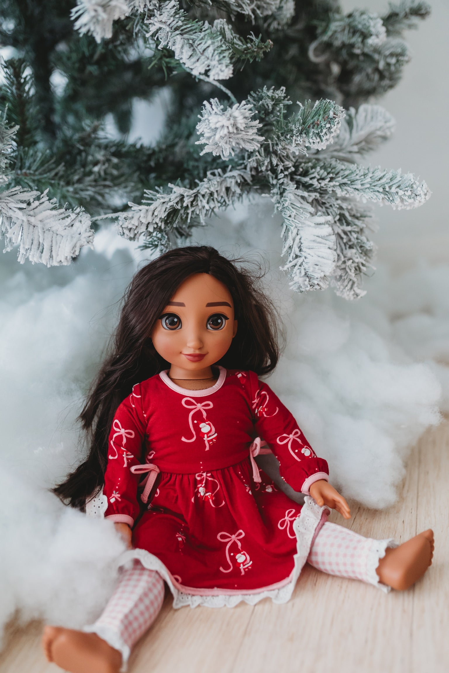 *preorder* Santa's Sleigh Bows Tunic Comfort Set