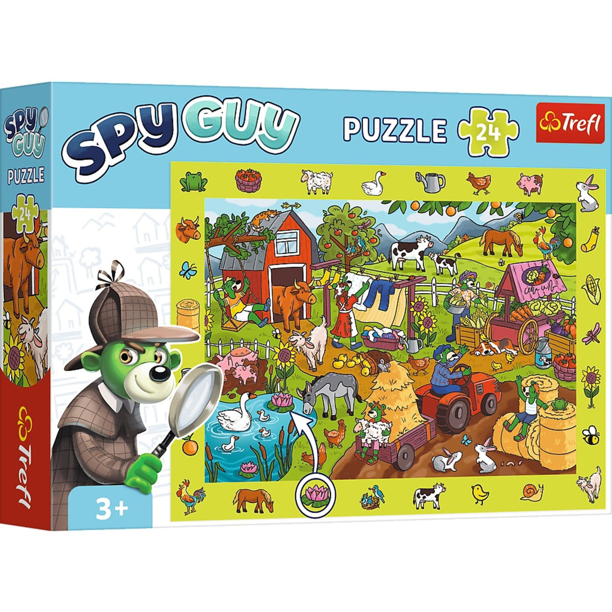 Kids ik Family - Spy Guy Farm 24 Piece Puzzle