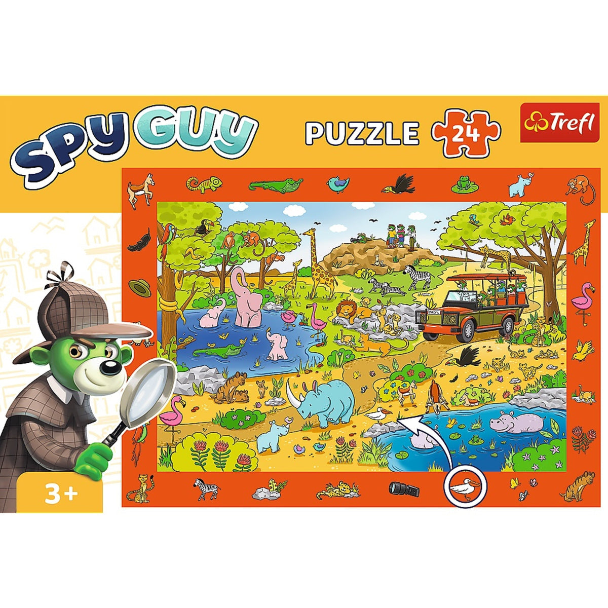 Kids ik Family - Spy Guy Safari 24 Piece Puzzle