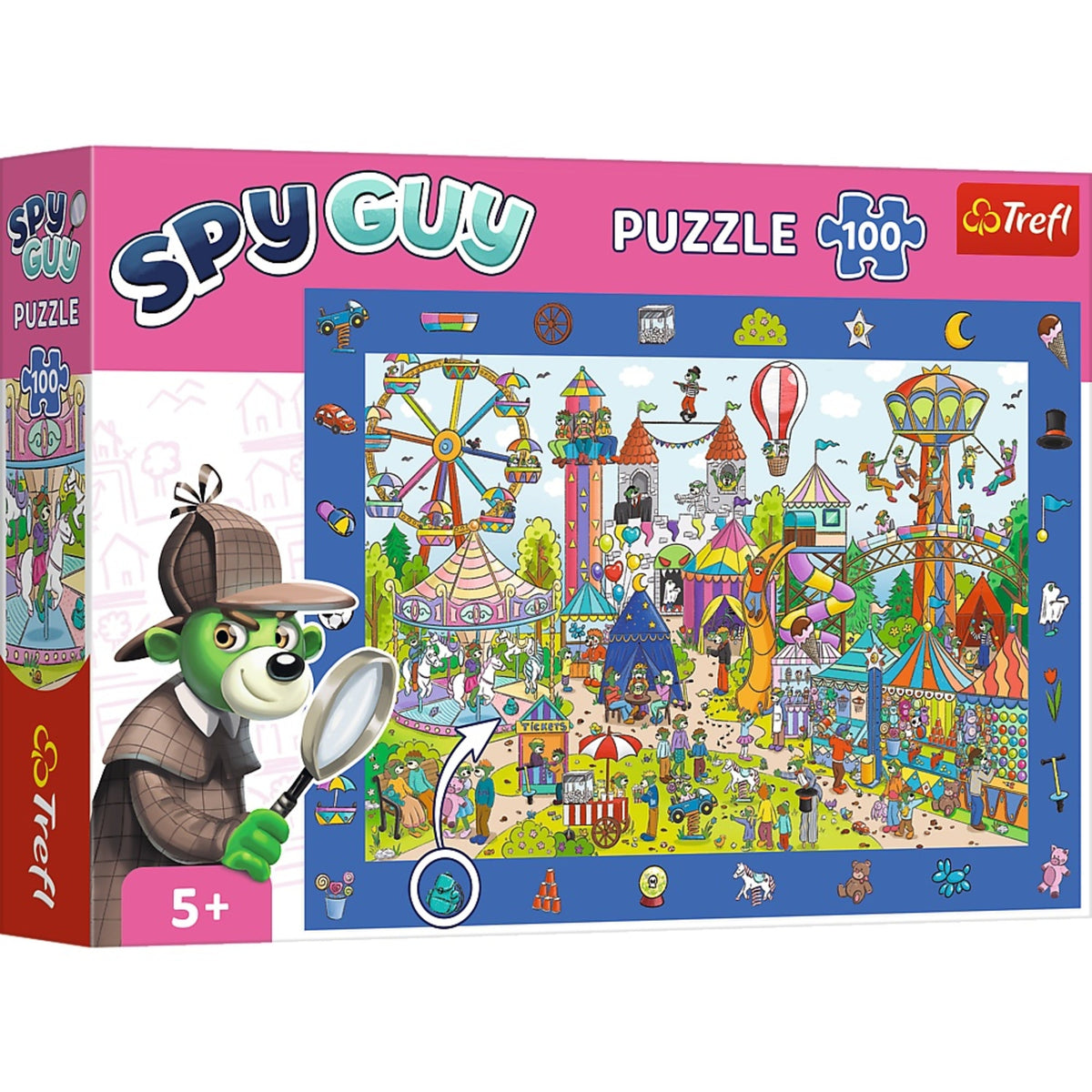 Kids ik Family - Spy Guy Amusement Park 100 Piece Puzzle