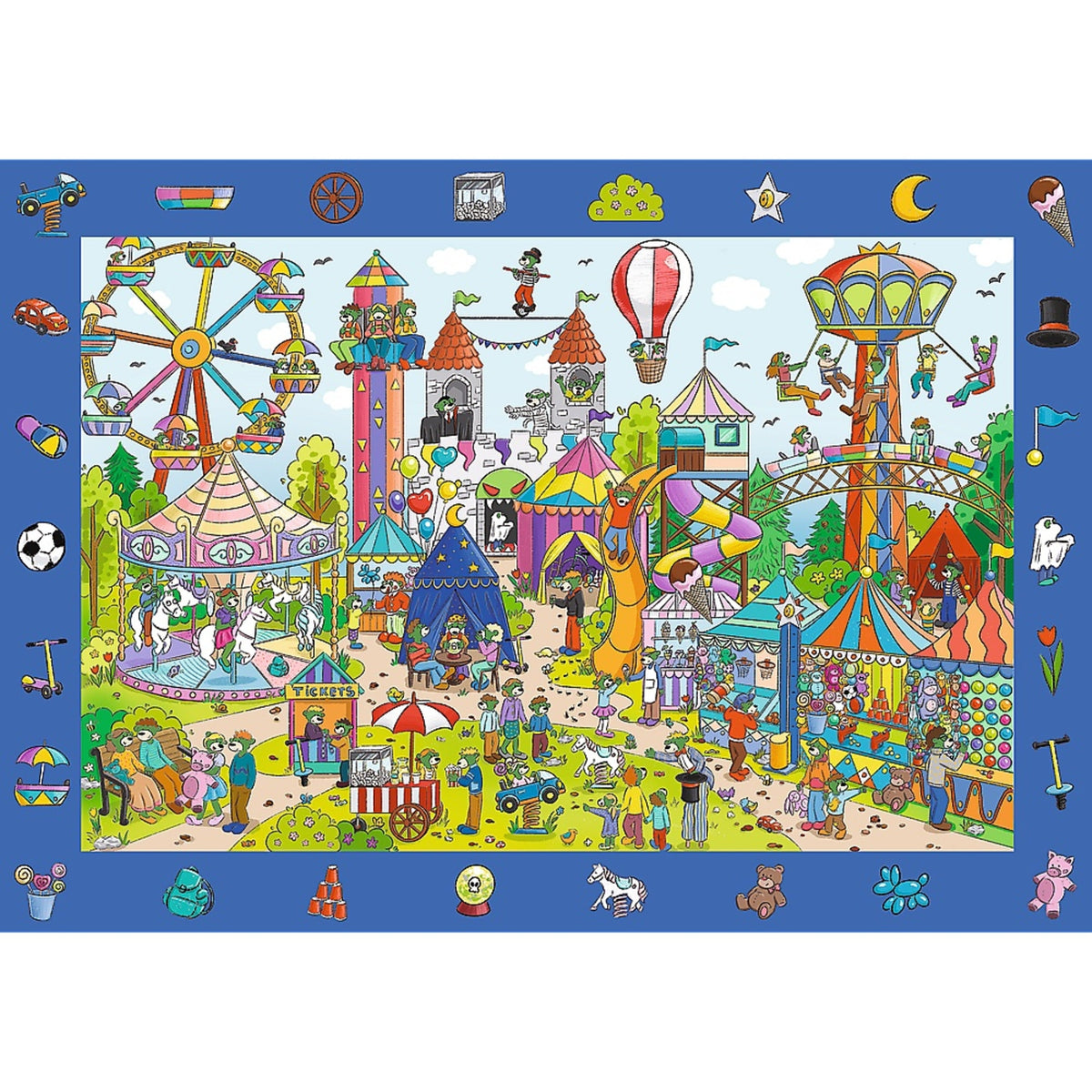 Kids ik Family - Spy Guy Amusement Park 100 Piece Puzzle