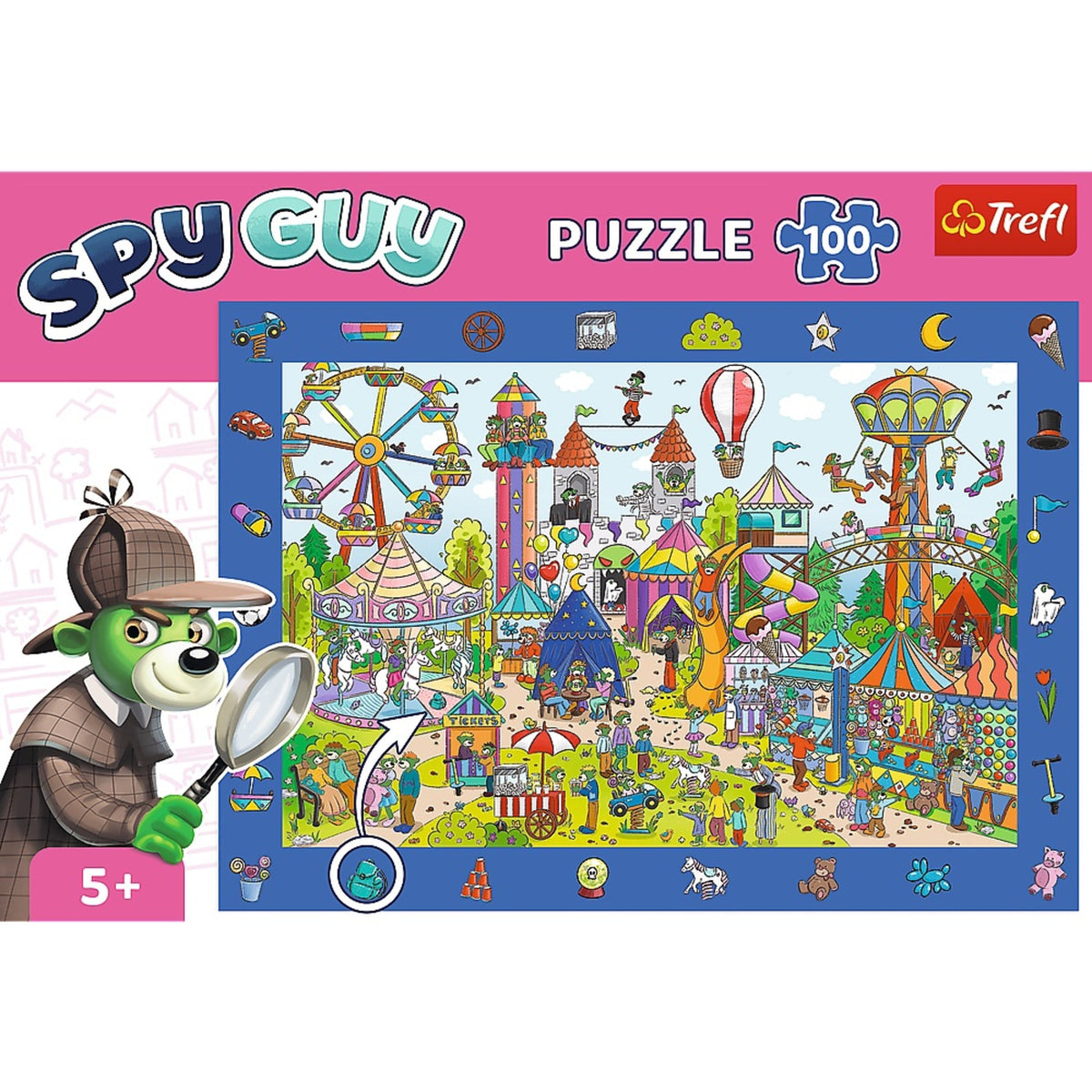 Kids ik Family - Spy Guy Amusement Park 100 Piece Puzzle