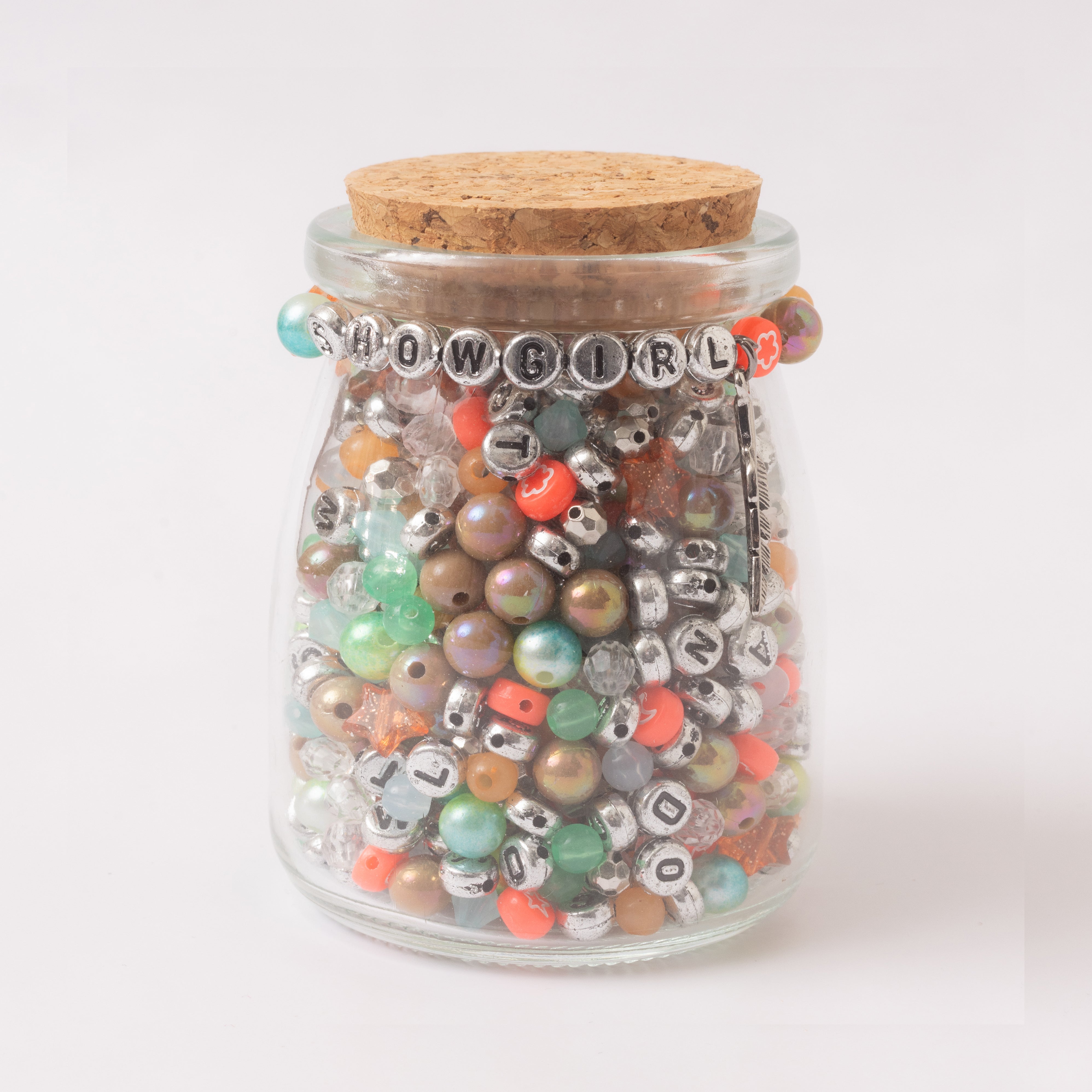Showgirl Letter Bead Bracelet Making Bead Jar Diy Kit