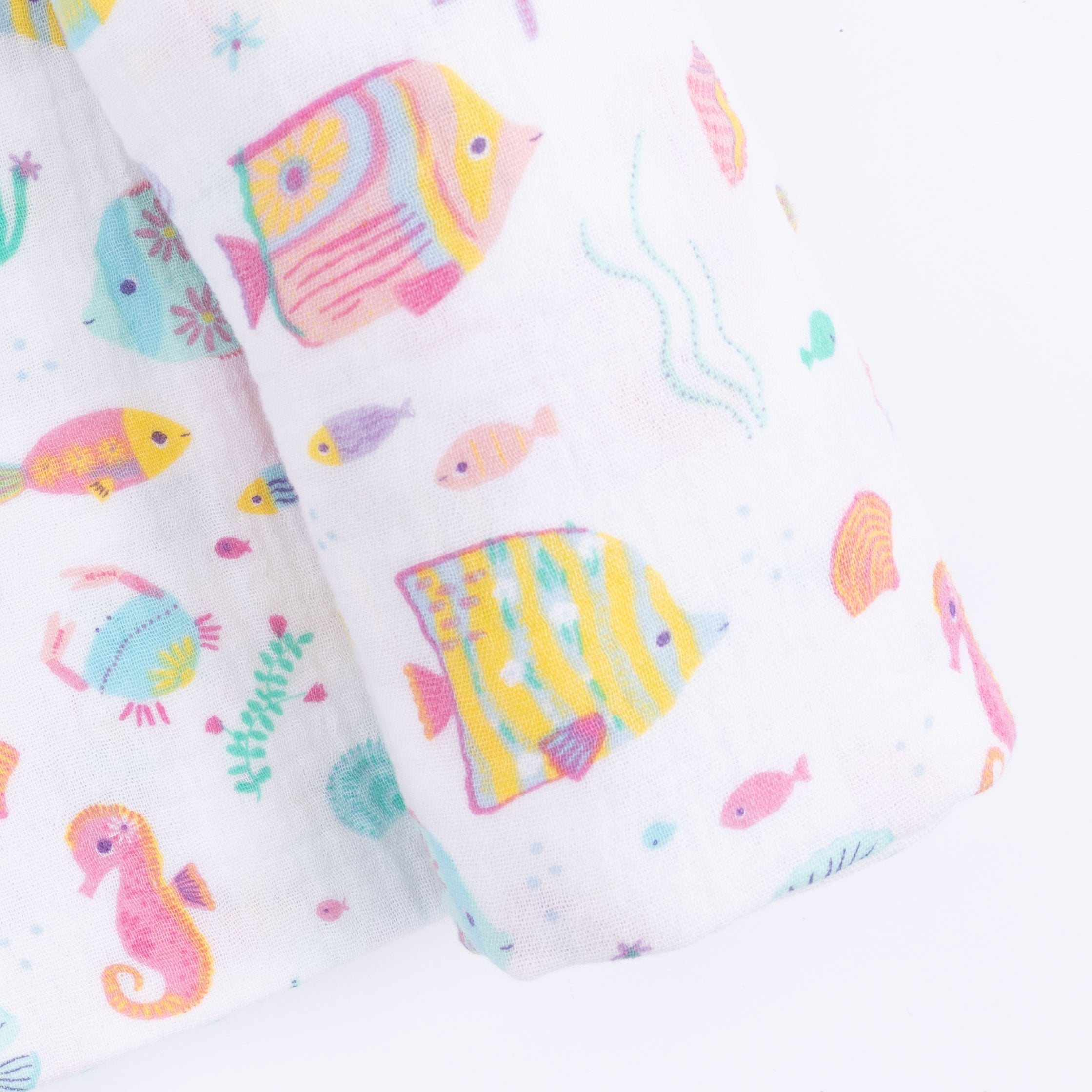 Sunny Coral Reef Fish - Swaddle Blanket