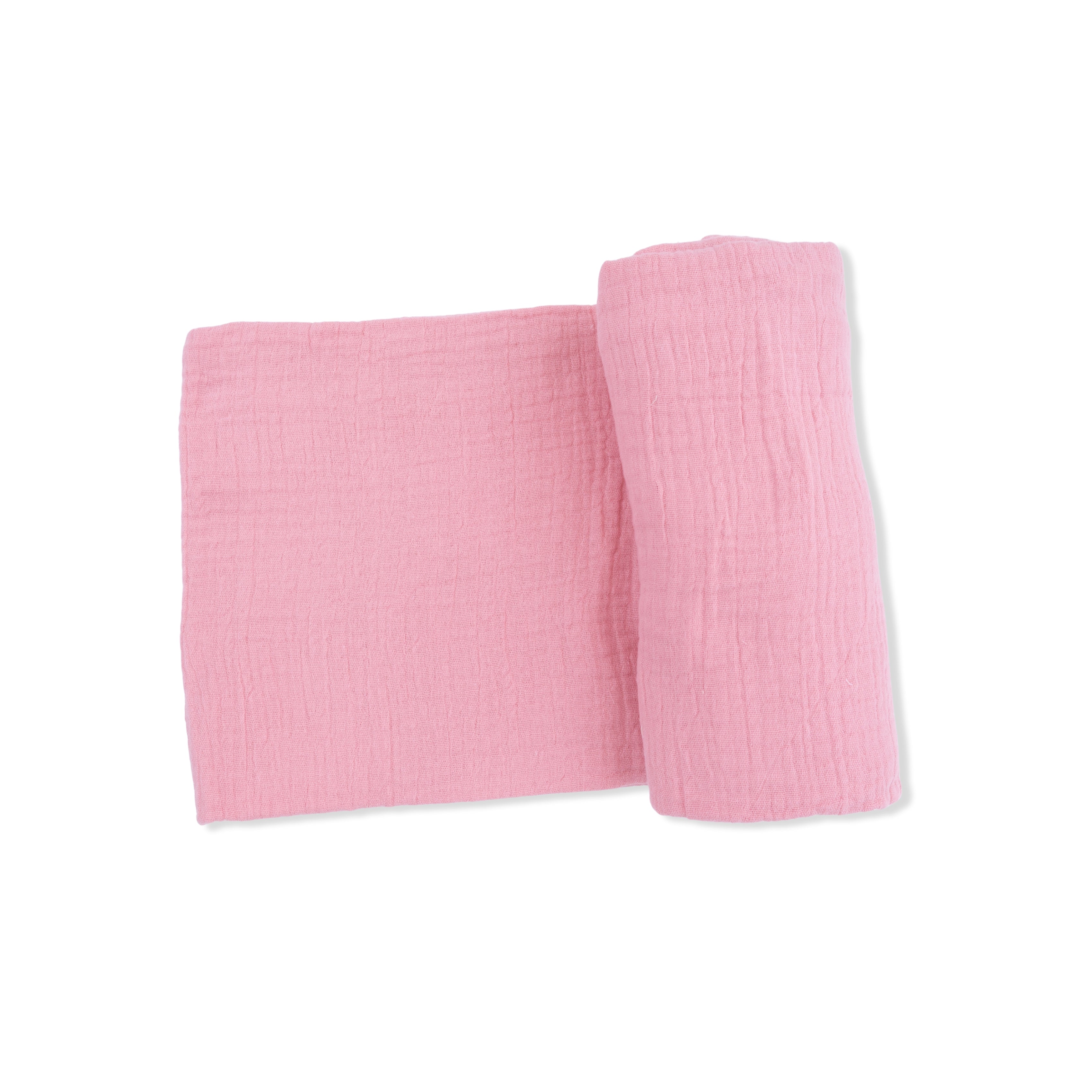 Solid Muslin Poignant Pink - Swaddle Blanket
