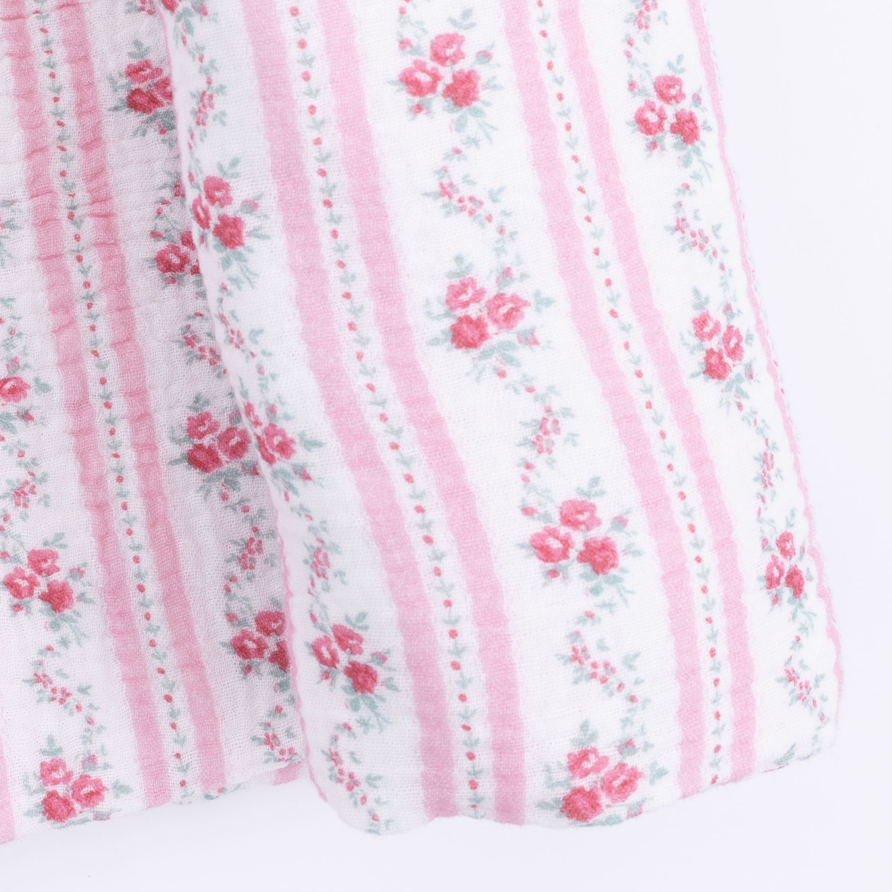 Winding Roses Stripe - Swaddle Blanket