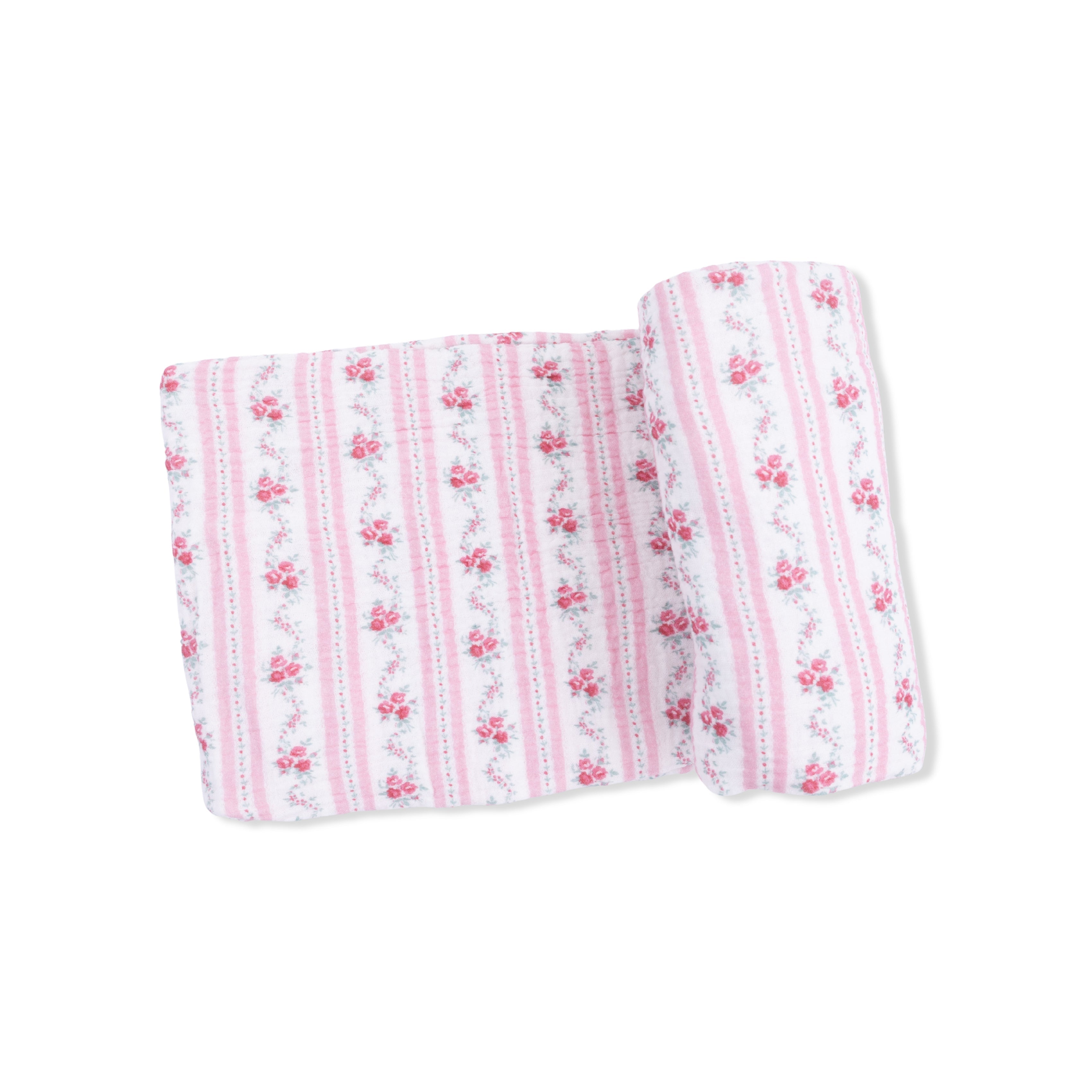 Winding Roses Stripe - Swaddle Blanket