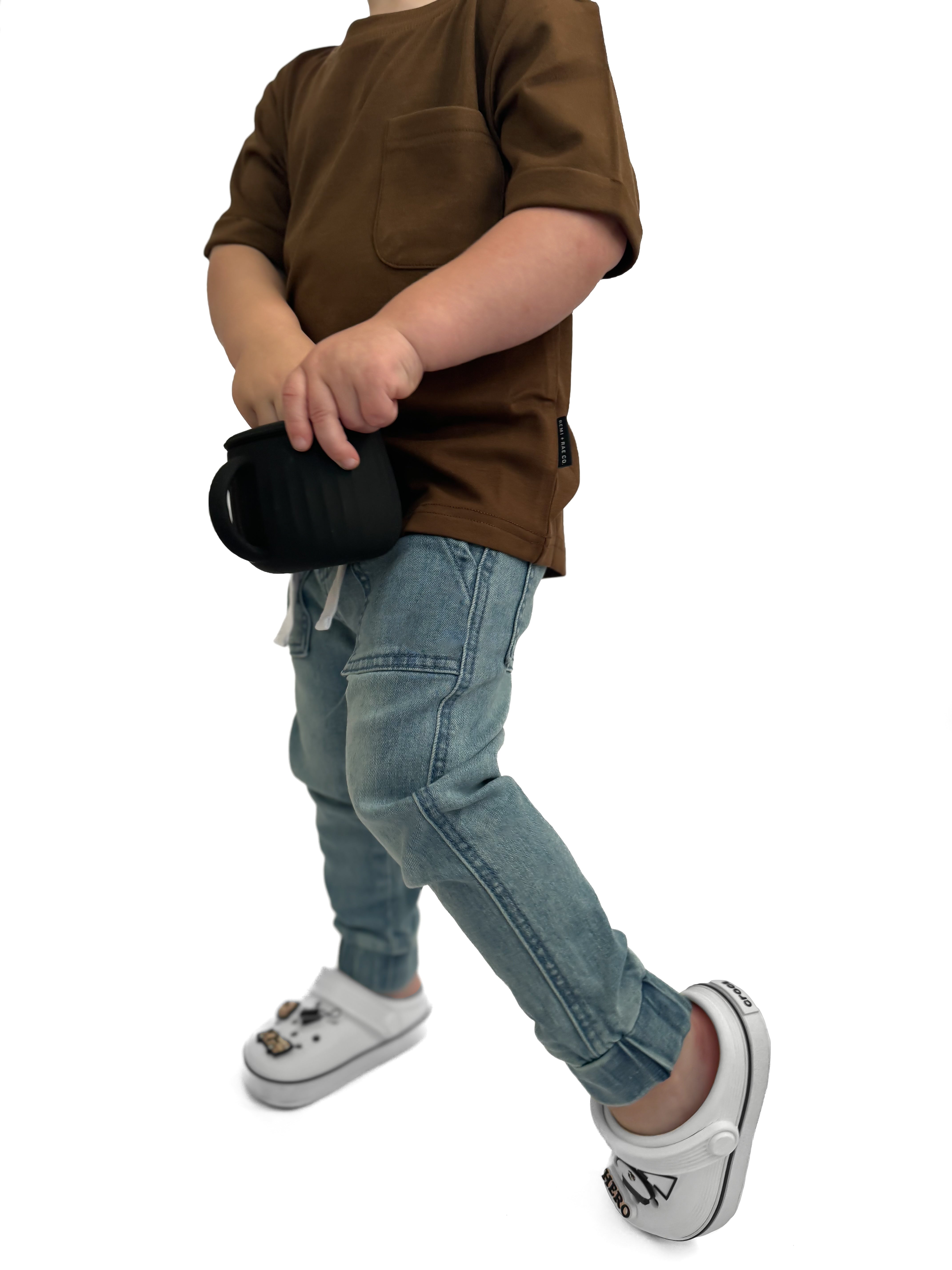 Bamboo Pocket Tee - Chocolate