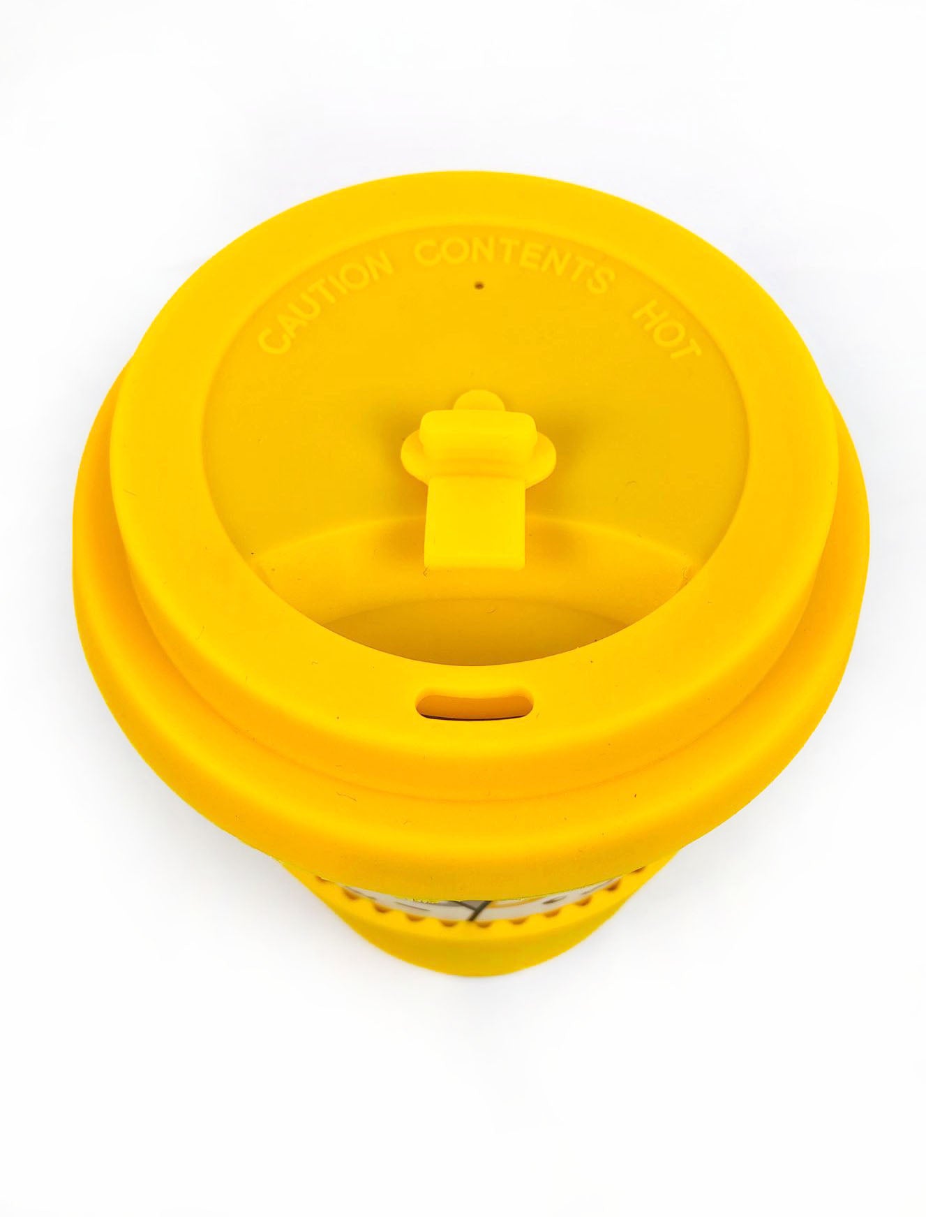 Eco-friendly Reusable Plant Fiber Travel Mug With Kitty Cat Design