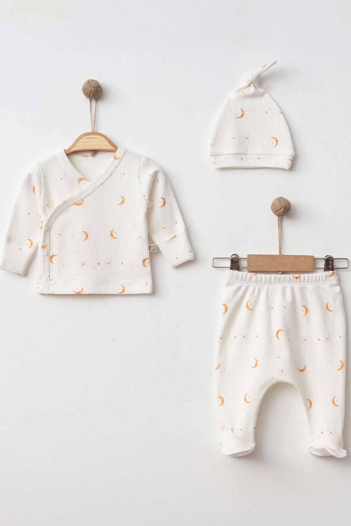 Moon Baby Clothes Set - 3 Pcs