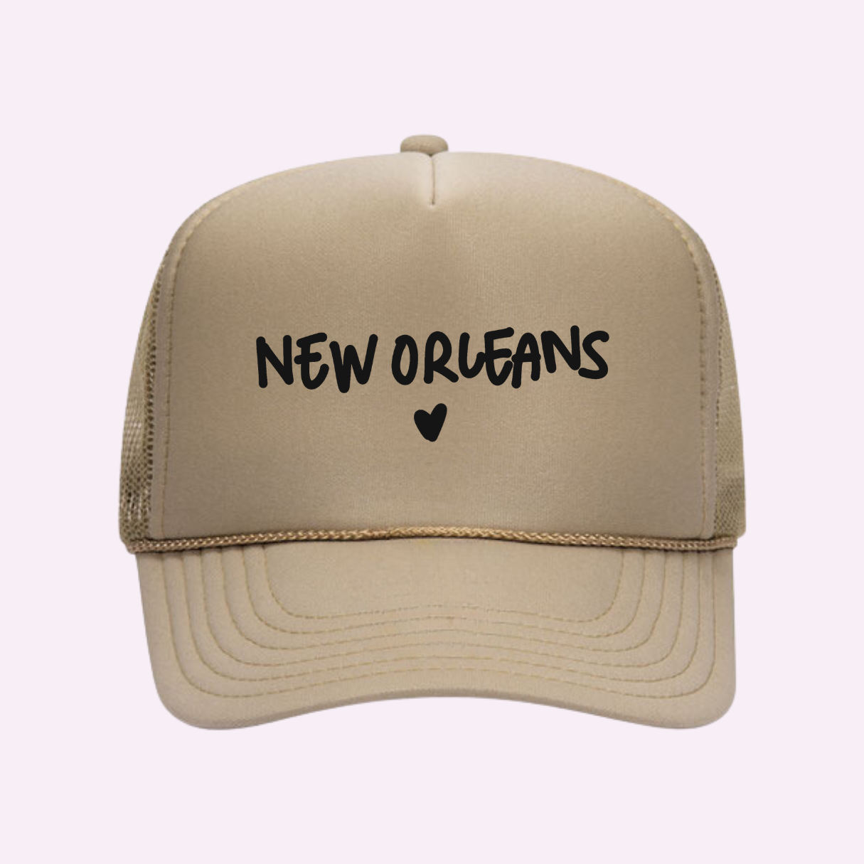 I Love New Orleans ♡ Printed Trucker Hat