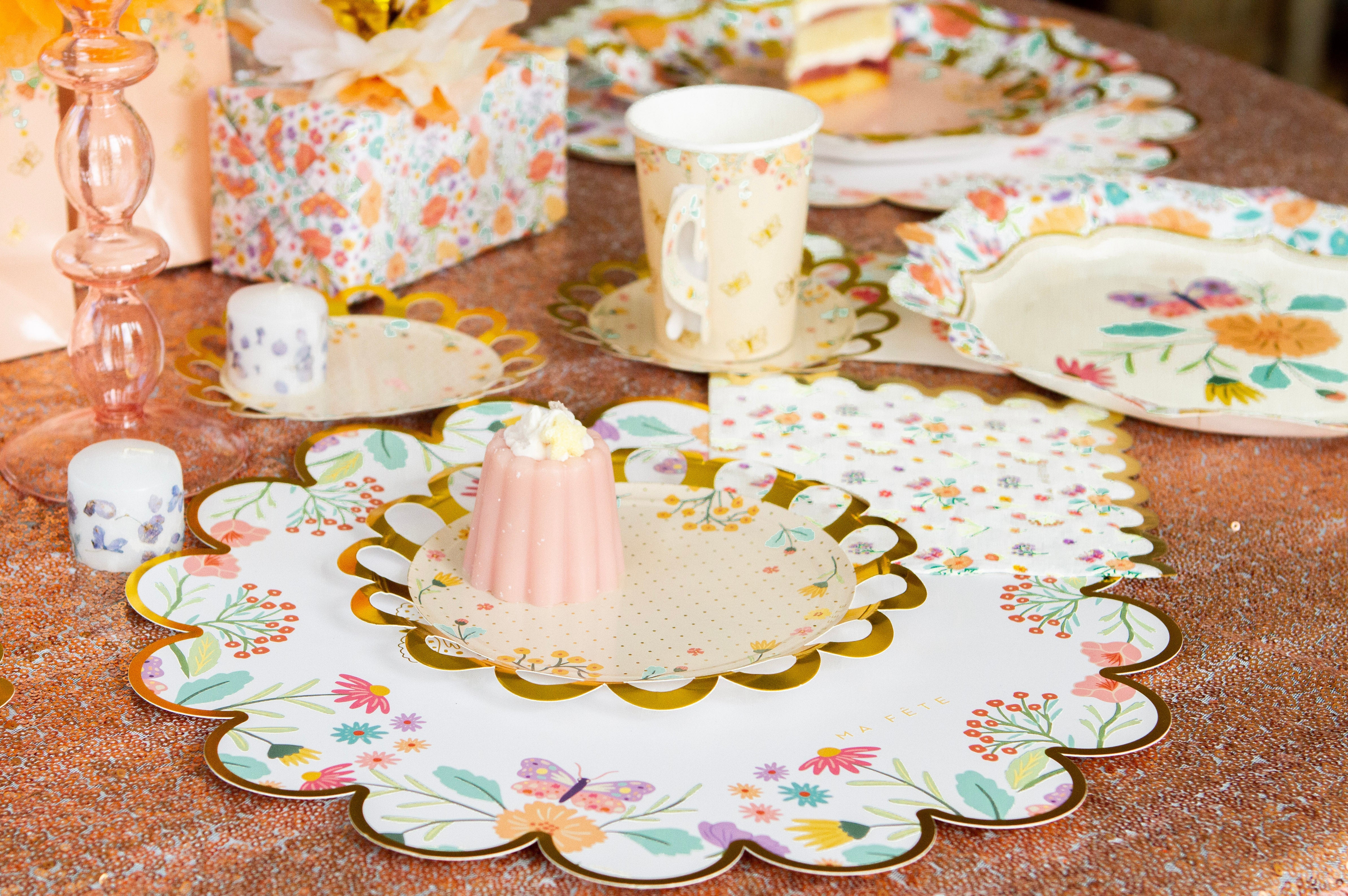 Tea Party Dessert Plates (8)