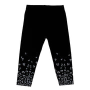 Black + Silver Leopard Leggings