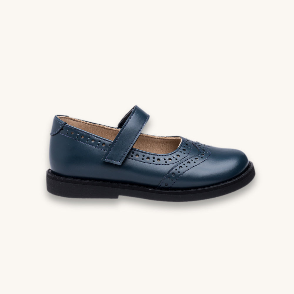 Scholar Spectator Mary Jane | Blue Leather