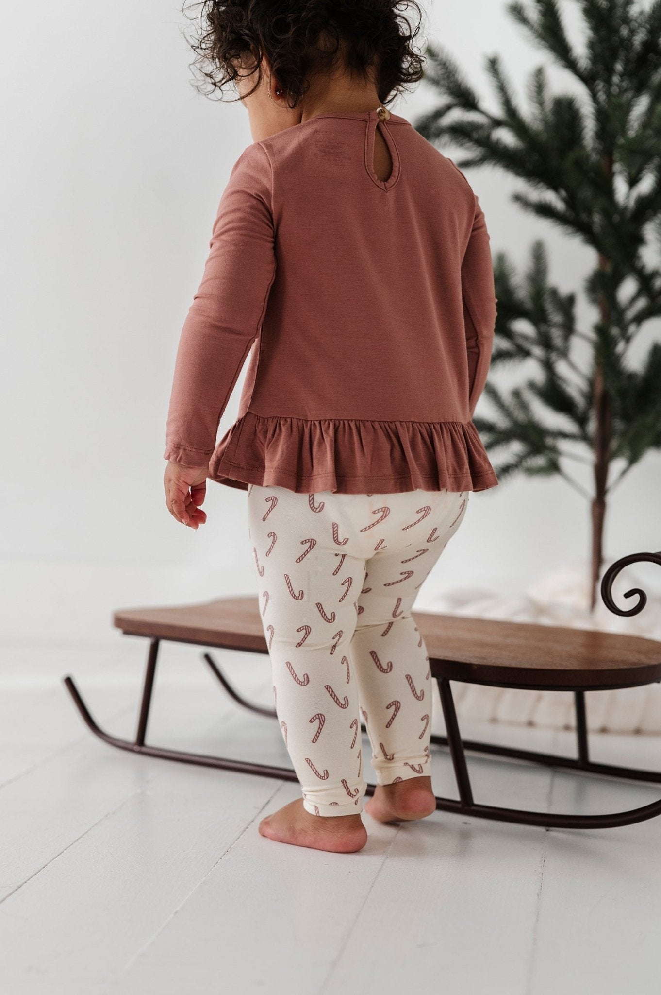 Long Sleeve Peplum Set