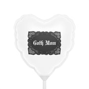 Goth Mom Elegant Heart Balloon