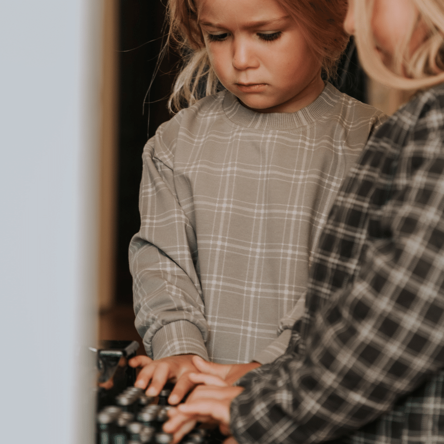 The Corduroy Bloomer -  Steel Check