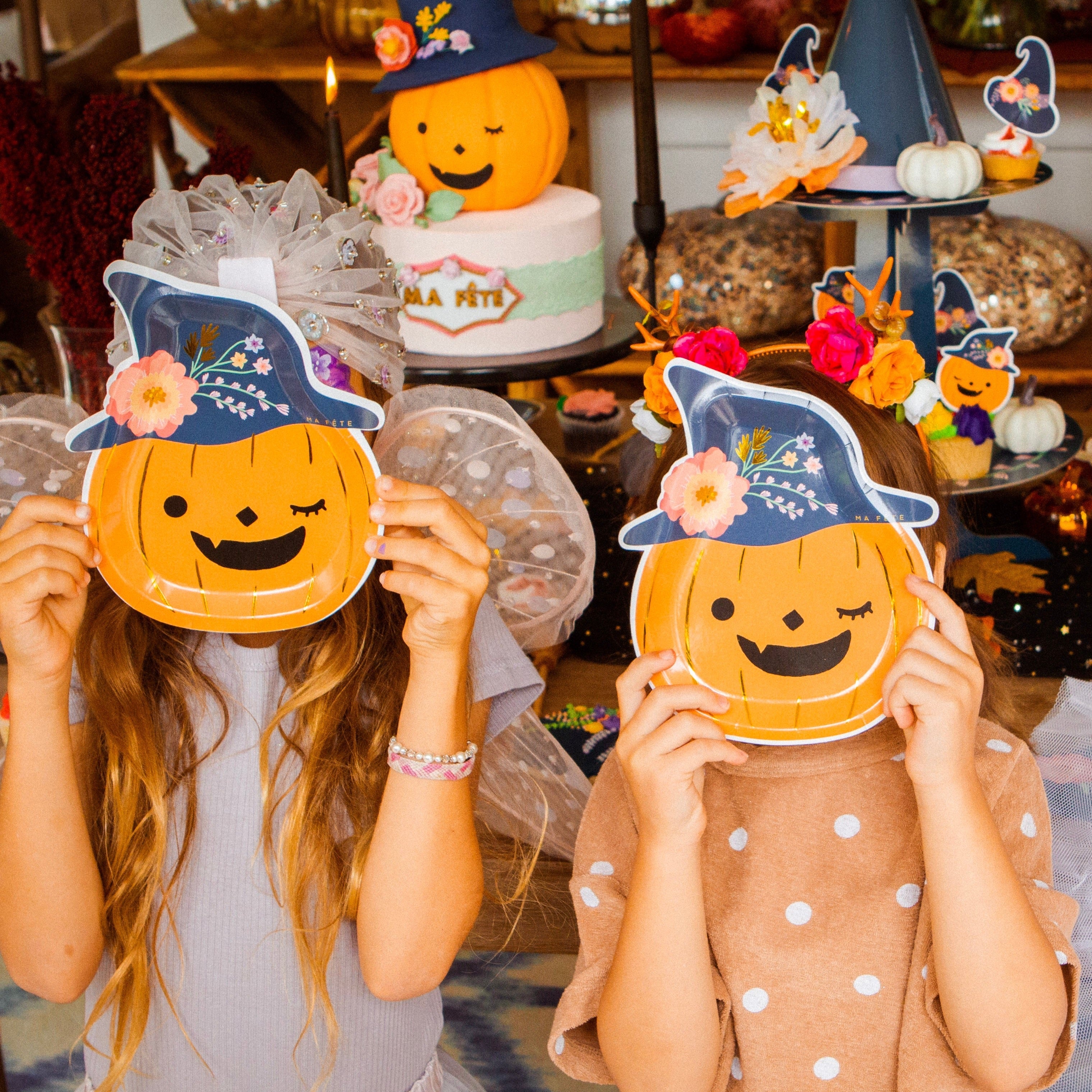 Pumpkin Dessert Paper Plate