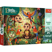 Kids ik Family - Monkeys And Friends 100 Piece Puzzle