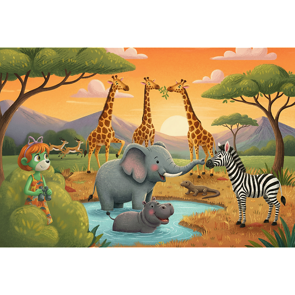 Kids ik Family - The Cheerful Crew 100 Piece Puzzle